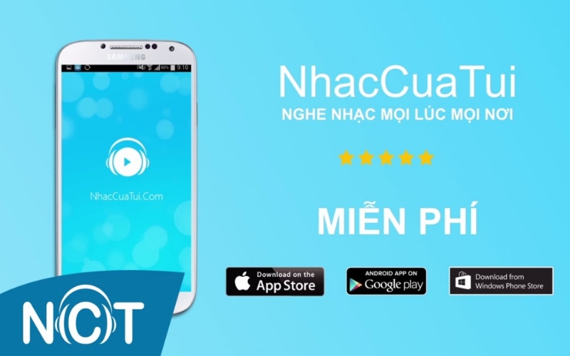 ứng dụng nghe nhạc trực tuyến Nhaccuatui